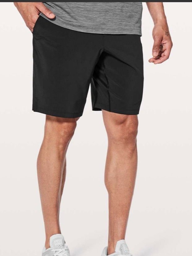 Men's Lululemon 9” Black Linerless Athletic Shorts